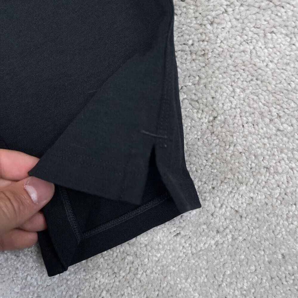 American Giant Pants Womens 8 Black No BS Ponte Kick Flare Crop Pull On‎ Stretch - Picture 3 of 12